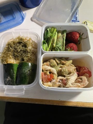減量をしていました。