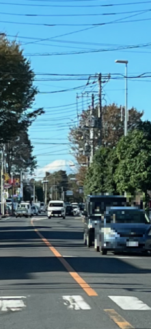 富士山みえました！