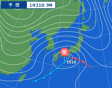 今週末は雪？雨？