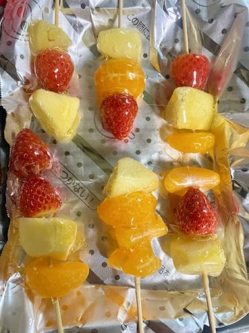フルーツ飴🍓🍎🍊