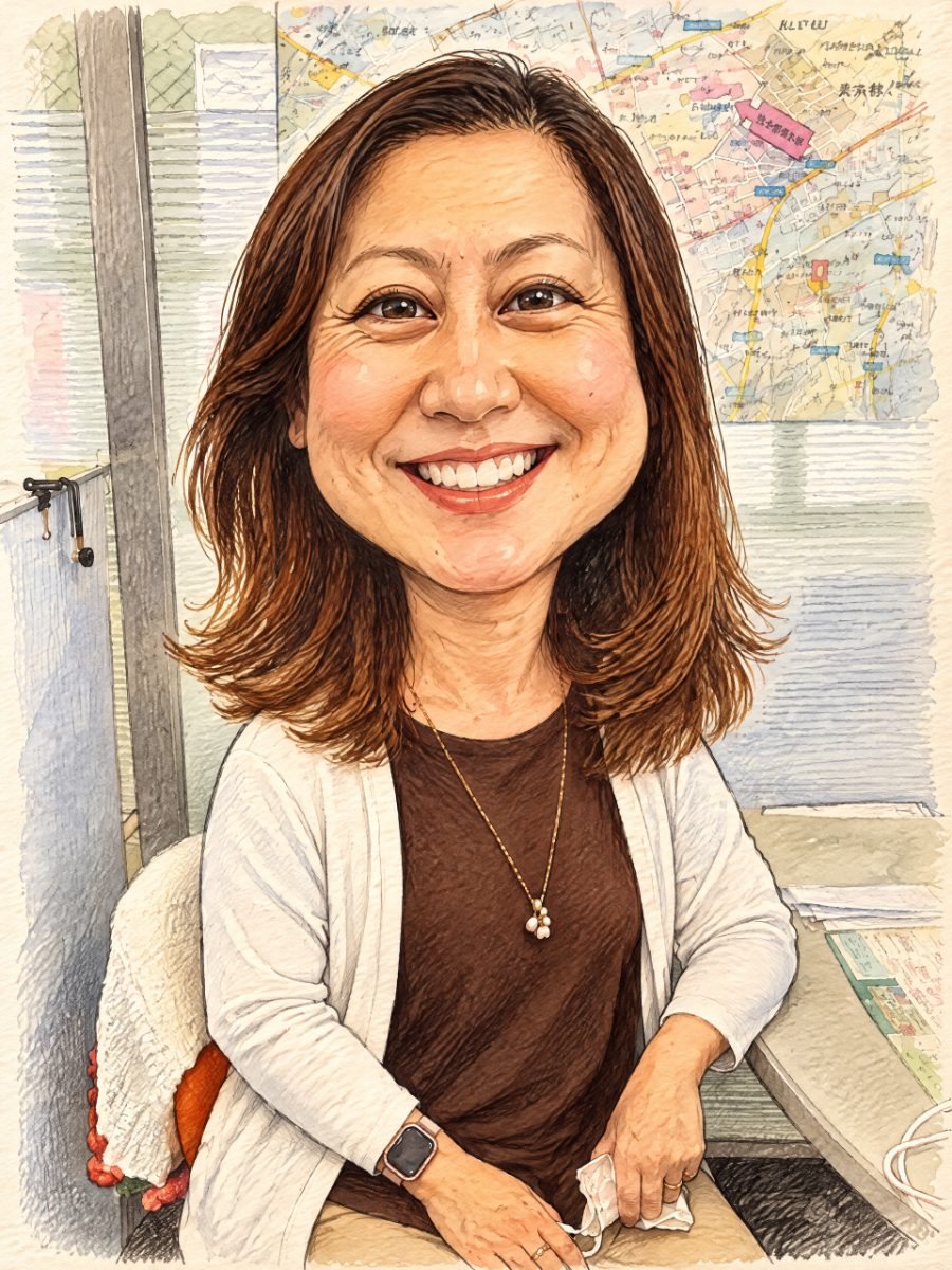 島田 佳奈（似顔絵）